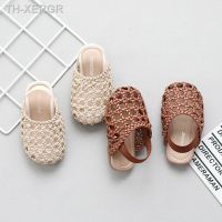 【hot】♧☍  Unishuni Toddler Sandals Baby Braided Slippers Beach Shoes Hollow Out Soft Children