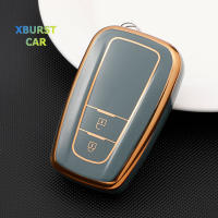 234ปุ่ม Shell Fob พวงกุญแจสำหรับ Toyota RAV4 Camry Corolla Avalon C-HR Prius GT86 Highlander TPU รถ Remote Key Case