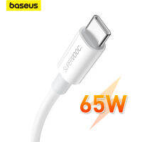 Baseus Supervooc PD65W USB To Type Cสาย 6.5A Fastชาร์จสมาร์ทโฟนสายเคเบิลข้อมูลสำหรับOPPO Realme One Plus Xiaomi Charger-JHU STORE