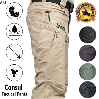 Mens Casual Pant Waterproof Military Pants Men Cargo Pants