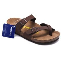 Birkenstock รองเท้าแตะ พื้นไม้คอร์ด สไตล์ชายหาด สินค้าเยอรมนี