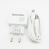 New Original For Blackview BV7000 Pro Charger EU Travel AC Power Adapter BV8000+Wire Type-C Data Sync USB Cable Replacement