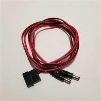 Deskcomputer เคสเมนบอร์ด4pin Atx ถึง2-Port Dc 12V 5V สายไฟสายเคเบิลสาย18awg 1M 100Cm