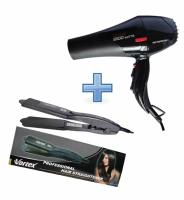 (ได้2อย่าง) ไดร์เป่าผม Vortex Professional Hair Dryer 4800 + (แถมฟรี เครื่องรีด ถนอมเส้นผม เครื่องหนีบผม Vortex รุ่น921B)