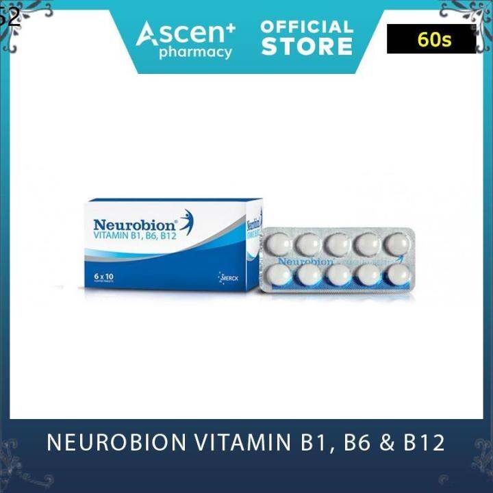 【100% Original】 NEUROBION Vitamin B1, B6 B12 60s | Lazada