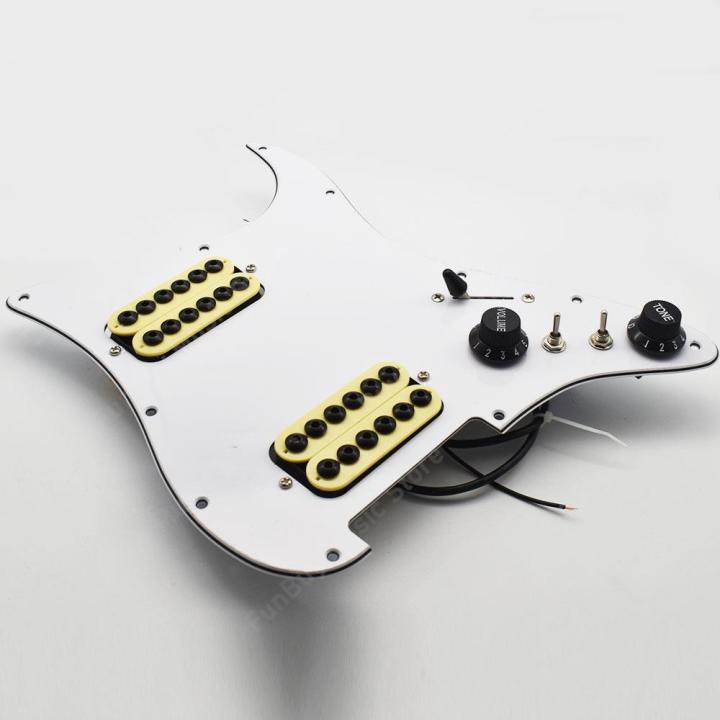 hh-2-humbucker-coil-splitting-pickguard-pickup-loaded-prewired-scratchplate-electric-pick-up-for-st-guitarra