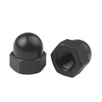 M3 M4 M5 M6 M8 M10 M12 Nylon Acorn Nuts Black Plastic Insulation Covers Hex Dome Cap Nut ROHS