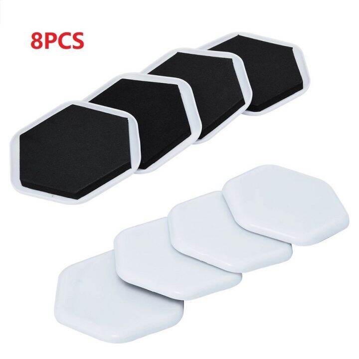 8Pcs Heavy Duty Furniture Slider Movers Pads Moving Gliders Removal