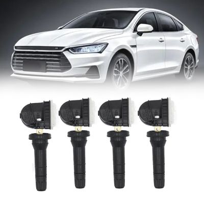 4Piece Tire TPMS Pressure Sensor SC-3609200 Black for BYD Tang EV Song PorMax Qin Han EV 2017-2019