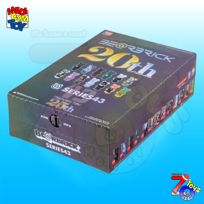 (ของแท้) ยกBox 24สุ่ม พร้อมส่ง Bearbrick 20th Anniversary Series 43 Medicom Toy ของแท้