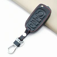 ✸ Classic Style Leather Car Key Case Cover For FIAT 500 Panda Stilo Punto Doblo Grande Bravo 500 Ducato Minibus Car Accessories