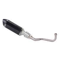 MSX 125 Exhaust Full System Slip On Motorbike Mid Front Pipe Headers with Muffler for Honda Grom MSX125 SF M3 Escape Moto