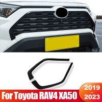 For Toyota RAV4 2019 2020 2021 2022 2023 RAV 4 XA50 XA 50 Hybrid Car Front Grille Trim Cover Grills Frame Exterior Accessories