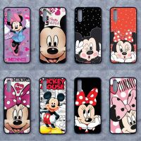 เคส Huawei  P20 ลายมิกกี้-มินนี่  ขอบนิ่มหลังแข็ง เคสมือถือ เคสโทรศัพท์ Case