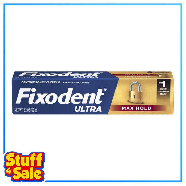 Fixodent Ultra Max Hold Denture Adhesive Cream 2 2 Oz Lazada Ph