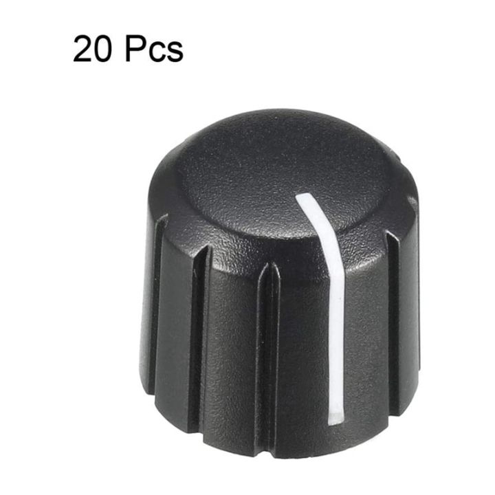 20pcs-15x13-5mm-plastic-potentiometer-rotary-knob-for-6mm-diameter-d-type-shaft-guitar-volume-knob