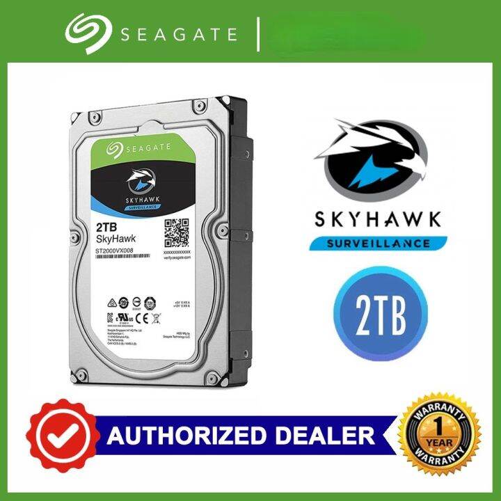 Seagate SkyHawk 2TB Surveillance Hard Drive SATA for CCTV | Lazada PH