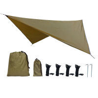 [COD]Flysheet Camping Waterproof Tarp เต็นท์ Waterproof Shade เปลญวนกลางแจ้ง Rain Fly UV Garden Awning Canopy Sunshade Ultral