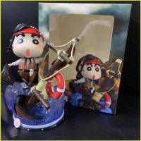 Gc6 โมเดลฟิกเกอร์โจรสลัด ชินจัง คอสเพลย์ Pirates of the Caribbean Jack Sparrow ของเล่นสําหรับเด็ก