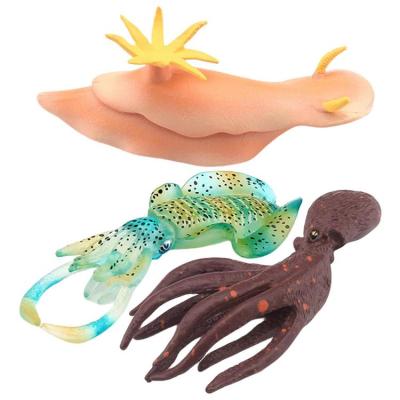 Sea Animals Figures Ocean Sea Marine Animal Model Bath Toys Simulated Realistic Ocean Creatures Decoration Playset Gifts Collection Cognitive Toys for Kid Boys Girls physical