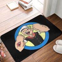 Popeye The Sailor Man Cartoon Non-slip Doormat Logo Art Living Room Bedroom Mat Welcome Carpet Flannel Modern Decor