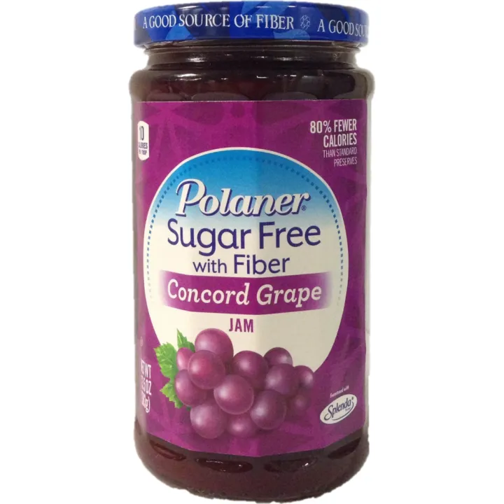 Polaner Sugar Free spread concord grape flavor jam Diabetic Friendly
