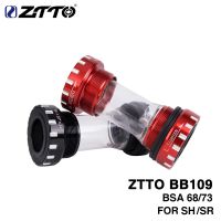 น็อตยึดช่วงล่าง BB109แบริ่งจักรยานถนน ZTTO MTB สำหรับ BSA68 ISO 73 BSC BSA 24มม. 22มม. GX M8000น็อตยึดช่วงล่าง DA R8000