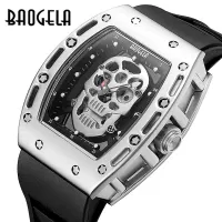 BAOGELA treasure gamla domineering skeleton casks silicone watches mens watch waterproof movement quartz watch cross-border trade --238811Hot selling mens watches✁◙