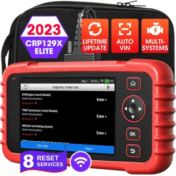 LAUNCH CRP123E OBD2 Scanner Engine/ABS/SRS/Transmission Diagnostic Scan  Tool Check Engine Code Reader with Oil Reset, SAS Reset, Throttle  Adaptation, Battery Test, Auto VIN, Lifetime Free Update 