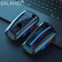 Carbon Fibre Car Key Cover Case Shell For BMW F30 F20 F10 F18 F22 F01 X3 X4 F06 F02 M3 M5 Car Keychain Auto Styling Accessories Key Chains