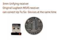 Original 3mm Unifying Receiver For wireless mouse and keyboard Logi-tech M185 M280 M545 mk260 270 Can Connect Up To Six Devices