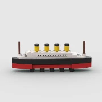 Titanic Model Building Block Set, 1288Pcs Micro Cruise Ship Titanic Boat  Model Building Kit