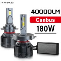 【ใหม่】2PCS 180W H7 LED Canbus 40000LM ไฟหน้ารถ H1 H4 H8 H11 9005 HB3 9006 HB4 9004 9007 9008หลอดไฟ Led หลอดไฟ Turbo สำหรับรถ6000K