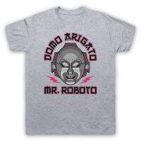 เสื้อยืด5XL 4XL 6XL STYX MR ROBOTO DOMO ARIGATO วงร็อค KILROY อยู่ที่นี่ผู้ใหญ่ขนาดพิเศษเสื้อยืด Amp ของขวัญที่ดีที่สุด