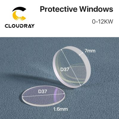 Cloudray Raytools Protective Windows 37*1.6 &amp; 37*7mm 12kW Laser Optical Lens For Raytools BM114E/BM115 3.0/BM115E