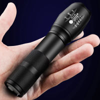 Built in 18650 Battery High Quality XM-L2 U3 T6 Led Flashlight Torch Zoomable Function Lantern For Camping