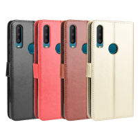 กระเป๋าเงินสำหรับ3X Alcatel 2019เคสฝาพับอัจฉริยะแบบตั้งได้ปกหนังฝาพับกันกระแทกกันสูญหาย Capa สำหรับ Alcatel 3X 2019