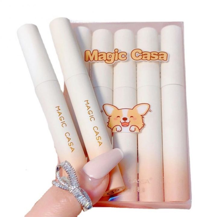 5pcs-lip-glaze-velvet-matte-lipstick-waterproof-long-lasting-lip-glaze-lip-gloss-makeup-cute-lipstick-set-red-lip-tint-cosmetic