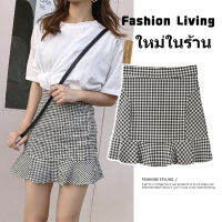 【Fashion Living】?มาใหม่ค่ะ กระโปรง กระโปรงเทนนิส Women Clothing Skirts กระโปรงทรงหางปลา