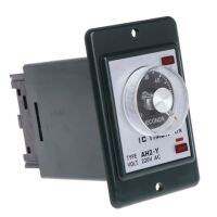 Power On Delay Timer รีเลย์เวลา0-60วินาที/นาทีการติดตั้งแผงพร้อมฐานซ็อกเก็ต Ah2-y Ac 220V