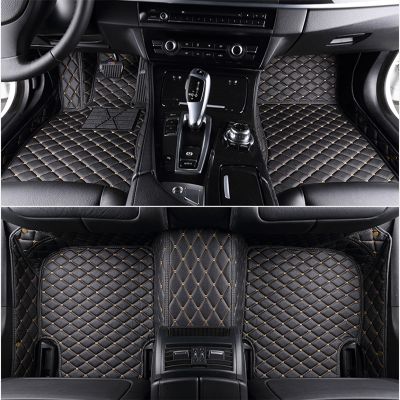 【YF】 Custom 5 Seat Car Floor Mats for Bmw Series F10 2010-2016 Year Interior Details Accessories Carpet