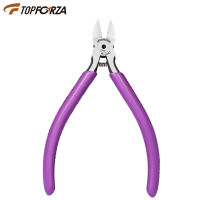 TOPFORZA Cr-V Plastic Pliers Jewelry Electrical Wire Cutters European Style Cable Nippers Cutting Side Snips Repair Hand Tools