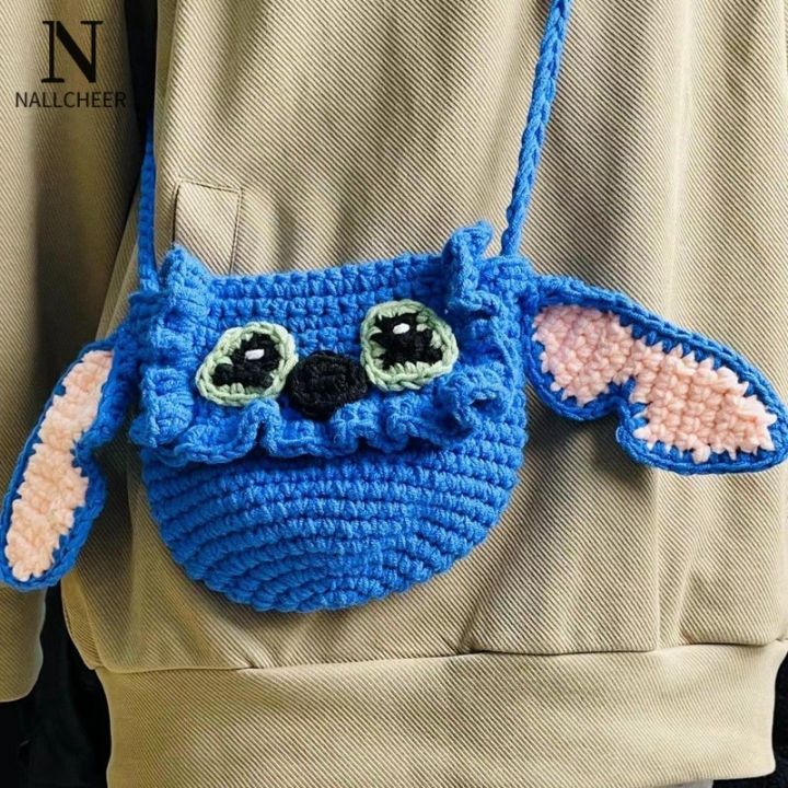 MJWDP Hand-Knitted Crochet Women Shoulder Messenger Bag Woolen Yarn Handmade  Tassel Shopping Handbag (Color : C, Size : 14 * 15cm) : Amazon.ca:  Clothing, Shoes & Accessories
