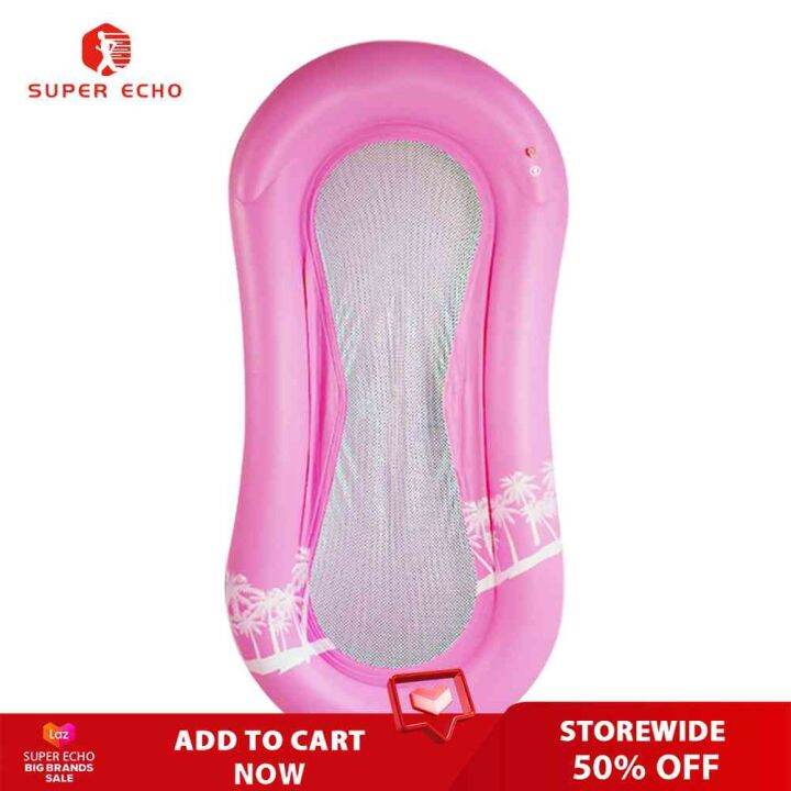 PVC Summer Inflatable Pool Air Mattress Lounger Floating Water Hammock
