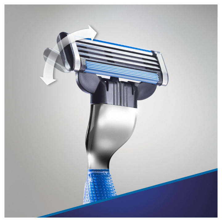 แพ็คคุ้มยิ่งกว่าคุ้ม-มีดโกน-gillette-ยิลเลตต์-มัคทรี-mach3-ด้ามมีดโกนหนวด-พร้อมใบมีด-2-ชิ้น-ใบมีดโกนหนวดสำรองแพ็ค-3-ชิ้น