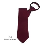 Giorgio Del Sarto Adults Zipper Tie Red ไทซิป เนคไทสำเร็จรูปสีแดง