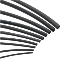 Insulation Sleeving Heat shrink Black Tube Inner Diameter 0.8mm length 2M Electrical Circuitry Parts