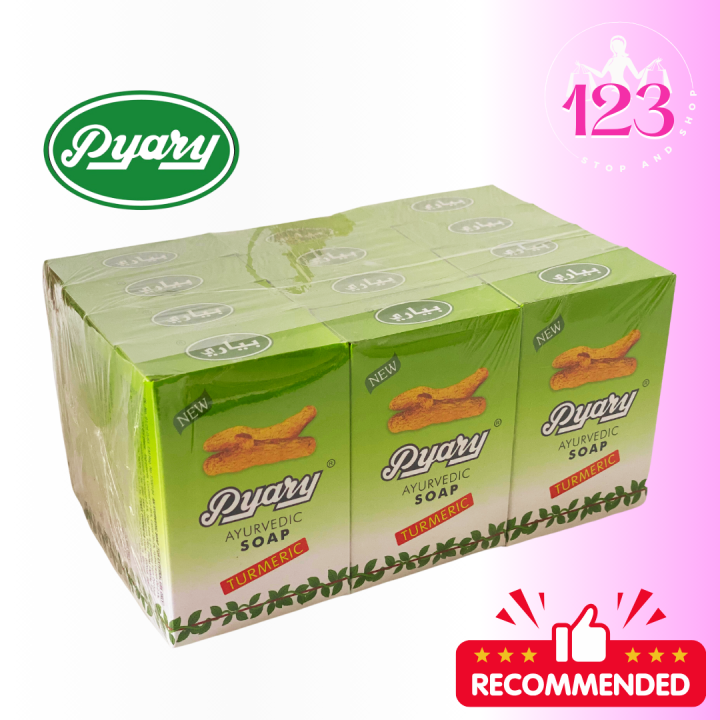 Original Pyary Whitening Bath Soap Turmeric Soap Ayurvedic Soap 1