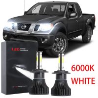 New ชุดหลอดไฟหน้าฮาโลเจน LED 2010 6000K 6000K แบบเปลี่ยน สําหรับ Nissan Frontier D40 2004-2012