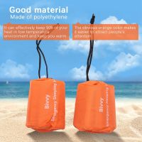 2-Pack Emergency Sleeping Bag Thermal Waterproof Survival Blanket for Outdoor Camping Hiking